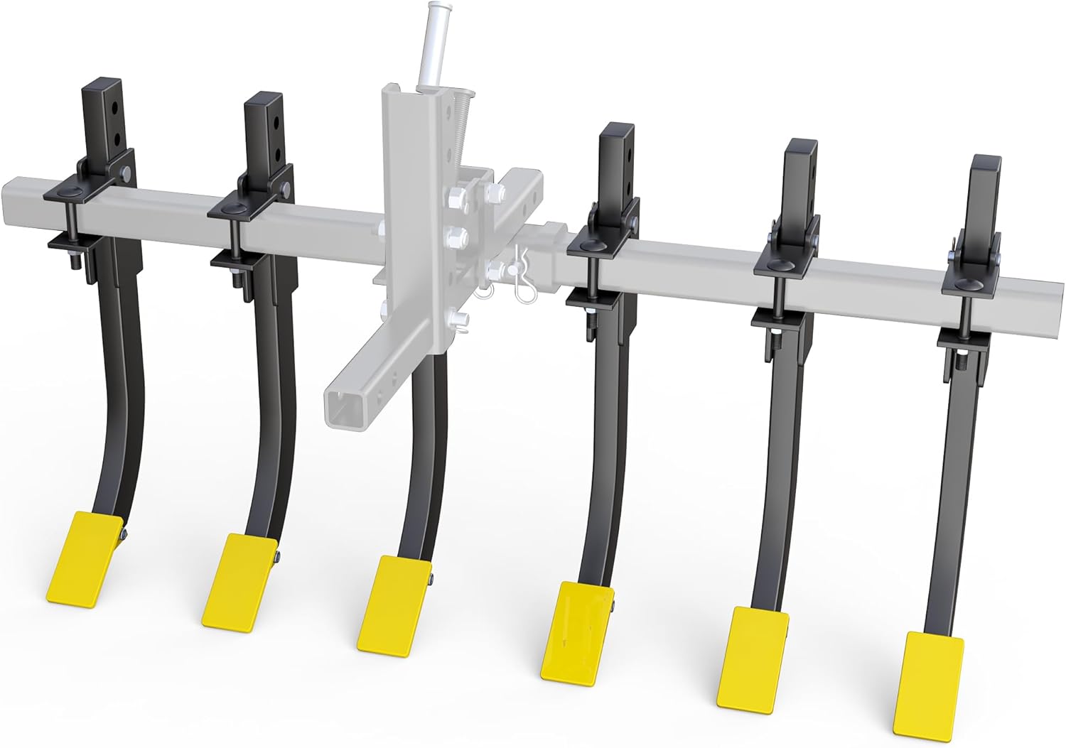 YITAMOTOR ATV/UTV Plow Implement Cultivator with 6 Scarifier Shank Fits for YITAMOTOR ATV/UTV Manual Implement Lift