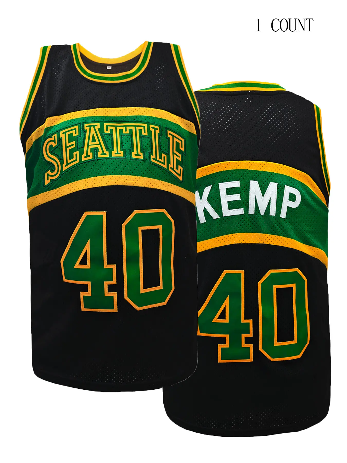 Mens #40 Sports Basketball Black Lightweight Jersey Sports Wear, Sports Tops, Breathable Sleeveless Pattern Embroidery Sweatshirt Training Competition Sports Uniforms Suitable for Summer