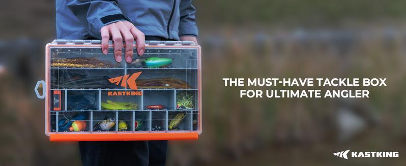 KastKing HyperSeal Waterproof Tackle Box, 3700 Deep Tackle Trays, Fishing Tackle Box Organizer With Removable Dividers, Fishing Gear & Fishing Accessories Storage KastKing HyperSeal Waterproof Tackle Box, 3700 Deep Tackle Trays, Fishing Tackle Box Organizer With Removable Dividers, Fishing Gear & Fishing Accessories Storage