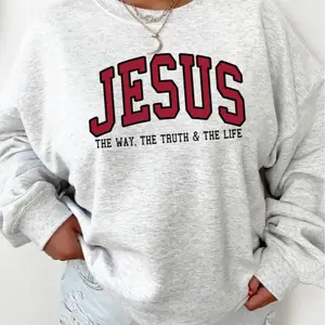 Christian Sweatshirt Jesus Sweatshirt Faith Sweatshirt - Trendy Crewneck Love Like Jesus Pray Sweatshirt