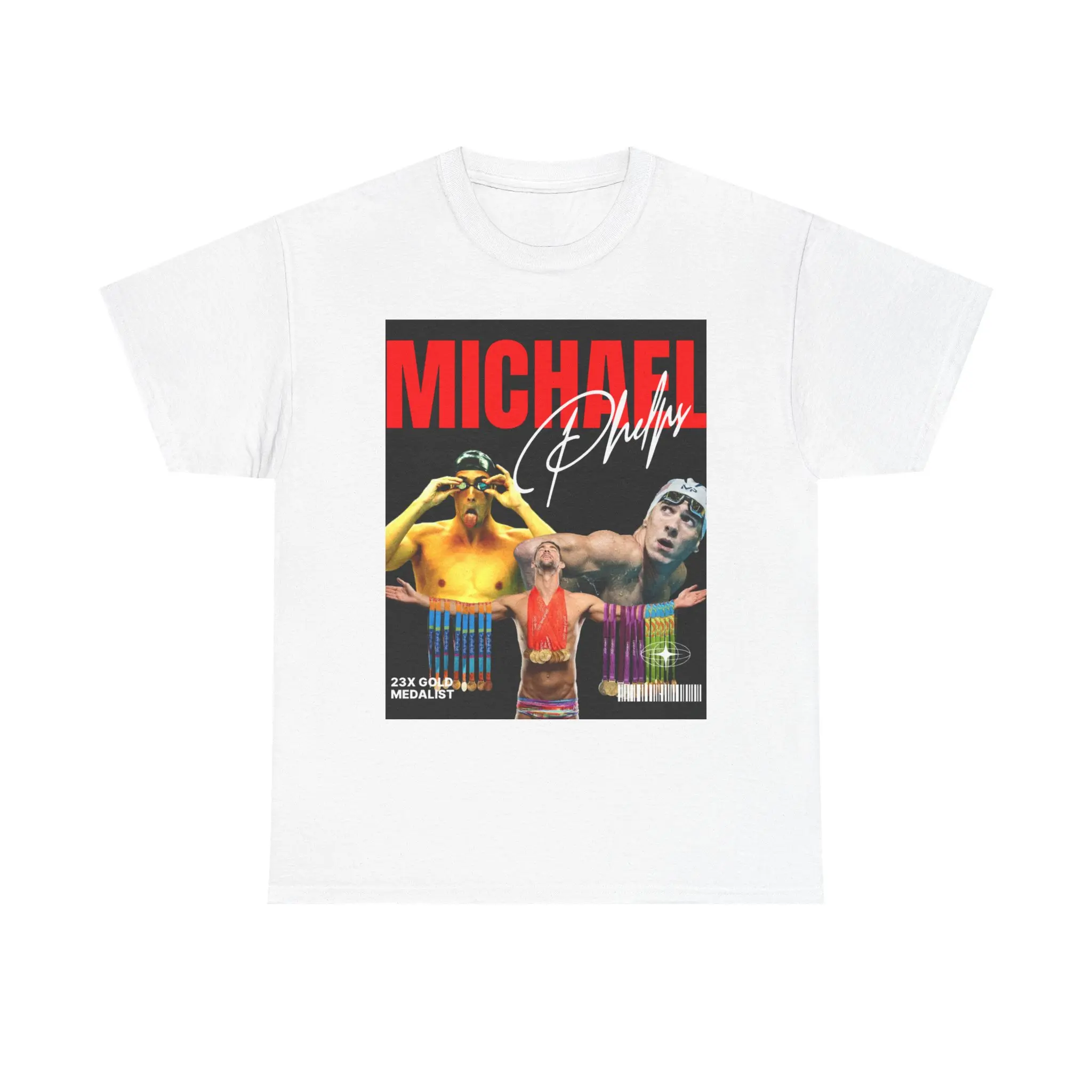 Olympic Gold Medal Tee, Michael Phelps Shirt, Sports Fan Apparel, Unisex T-Shirt, Team USA Merch, Athletic Gift