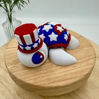 Jumbo Patriotic Turtle