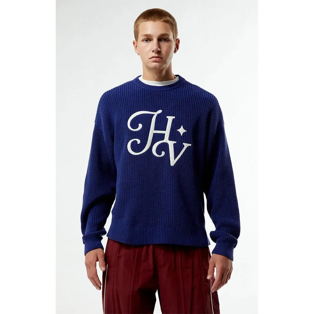 Pacsun Men's Hudson Ribbed Knit Crew Neck Sweater