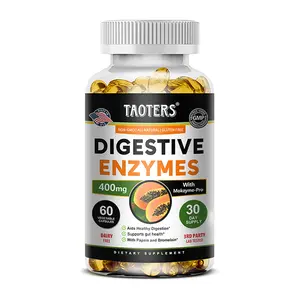 Digestive Enzymes Health Supplement, Supports Digestive Health and Immune Health, 60 capsules