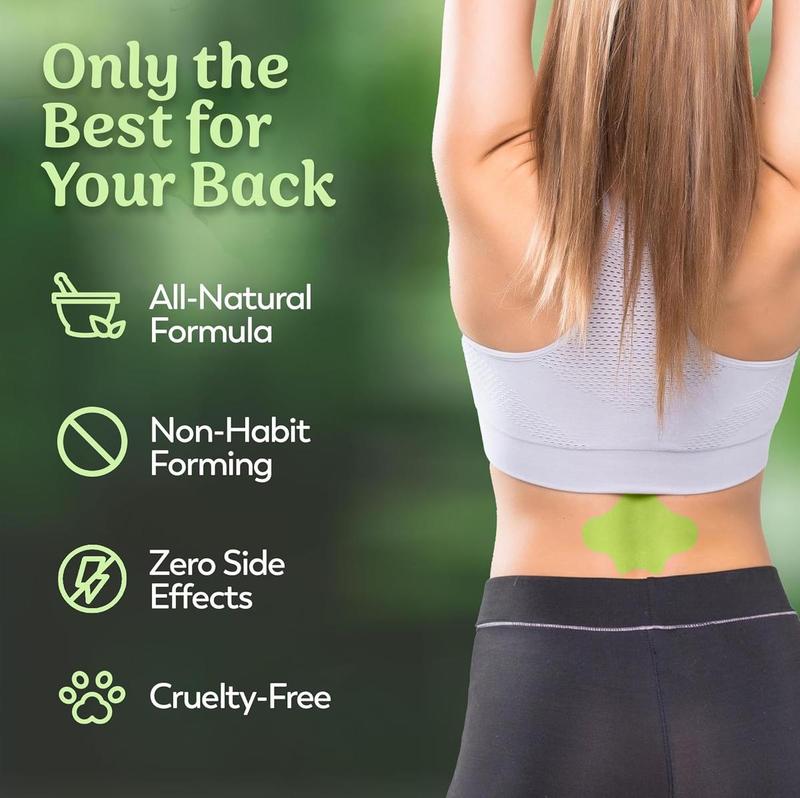 Herbal Lower Back Heat Patches for All Day Comfort, 30 Patches per Box, Gentle Warming Therapy for Lumbar Pain Relief, Perfect for Office Work, Driving, Sports Recovery, Hypoallergenic Body Care Heat Patch Pack Gentle Wrist Ice Pack Wrap for Carpal Tunnel