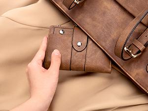 CLUCI TikTokShopSpringGlowUp Small Wallet for Women Leather Bifold Multi Mini Card Holder Organizer Designer Ladies Zipper Coin with Removable ID Window