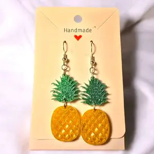2) Pineapple Fruit Earrings