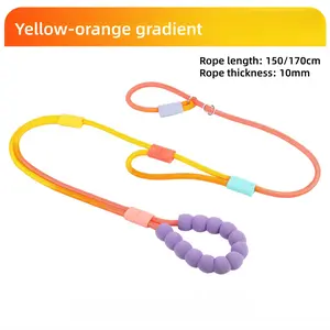 Pet training leash/lead, anti-pull, double-strand, adjustable, can be worn across the body, anti-loss, with cloud-shaped foam handle, dog leash. collars for sale