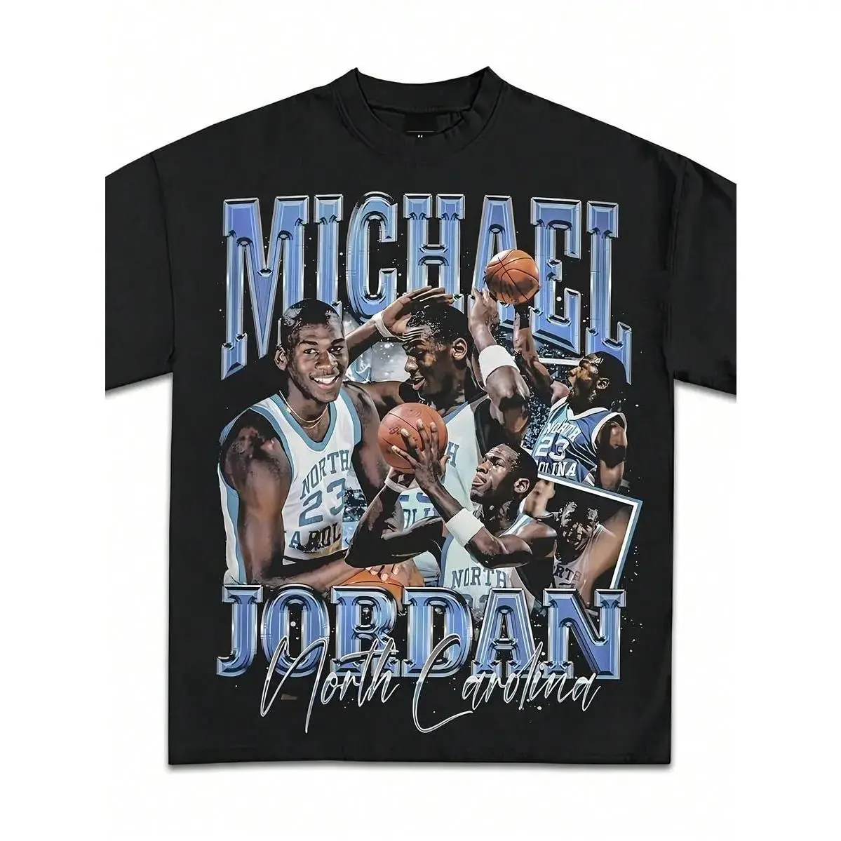 Michael MJ North Carolina Graphic T-Shirt  Y2K Vintage Basketball Rap  Pm Heavyweight Shirt For  & Wo Sweatshirt, Hoodie, Comfort Colors
