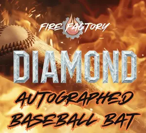 Pick Your Trios - Diamond Series Fire Factory Autographed Baseball Bat