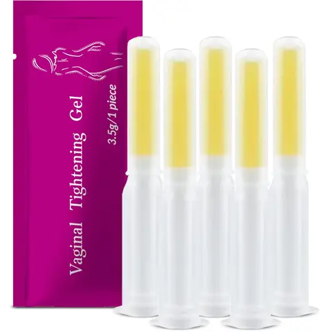 WUUAIR 5-Pcs Disposable Feminine Intimate Care Gel, pH-Balanced Gentle Soothing Formula, Antibacterial Hygienic Design, Moisturizing Nourishment for All-Day Freshness, Wellness Intimate Washes & Wipes, Feminine Items for Adults