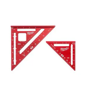 7 in. Rafter Square and 4-1/2 in. Aluminum Trim Square Set