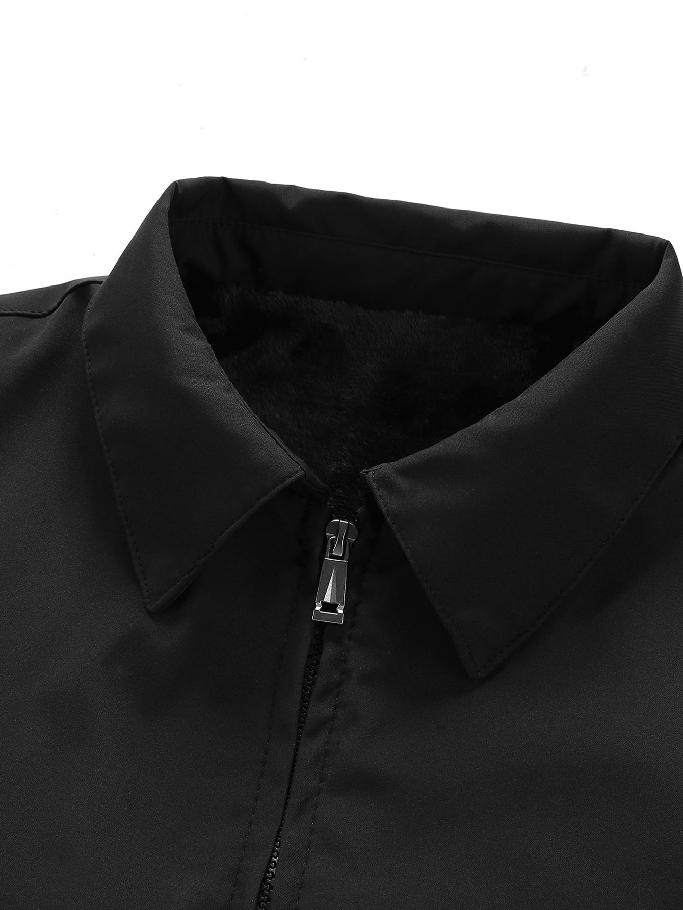 TJL Men's Black Jacket - Lightweight Stylish Zip-Up Outerwear | Classic Fit | Versatile Everyday Coat mens  winter  jacket mens  zip  up bg a the label