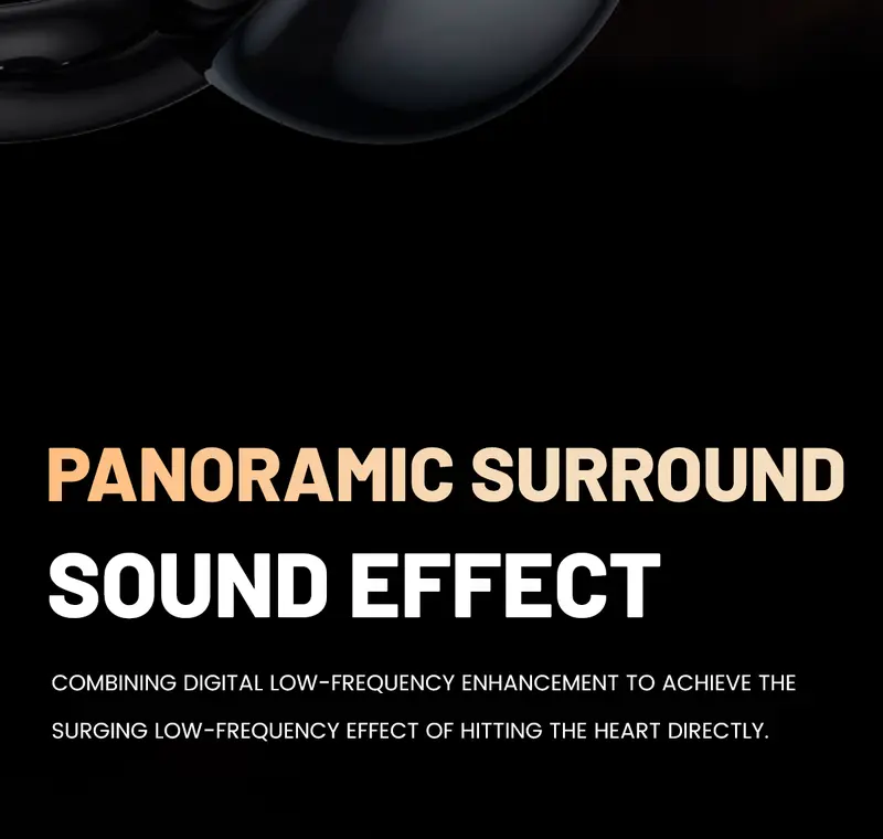 Wireless open-ear earbuds connection feature