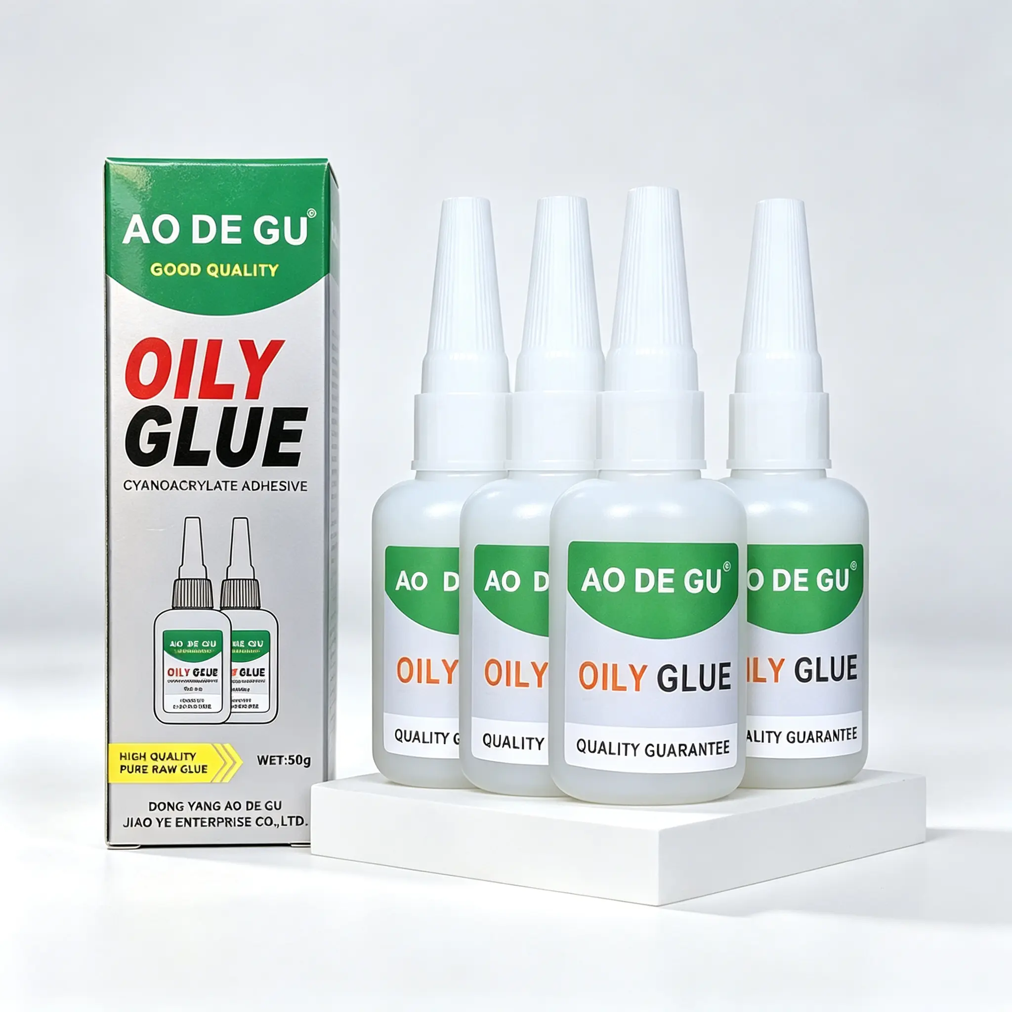 GUBUDA High-Strength Welding-Grade Cyanoacrylate Adhesive, Rapid-Cure Oily Super Glue for Ceramic, Glass, Leather Repair