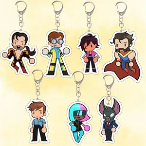 Dispatch Keychain Acrylic Charms, Flambae Waterboy Phenomaman PrIsm Sonar Game Acrylic Keychain, Cute, Durable, And Perfect For Bags, Keys, Or Gifts. Great For Daily Use Or As Thoughtful Little Gifts For Your Friends And Yourself.