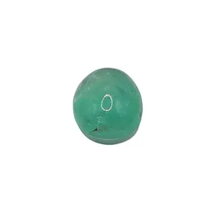 10.9ct ETW Natural Emerald Gemstone – Oval Cut Cabochon