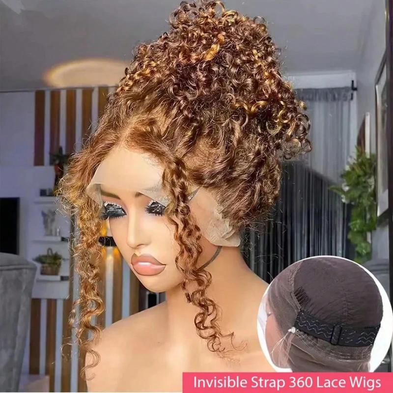 30 36 Inch Highlight 360 Deep Wave Wig Hidden Invisible Strap 360 Full Lace Front Wigs Human Hair 180% Density Ombre Honey Blonde Drawstring Wig Human Hair For Women Pre Plucked Colored 4/27 Glueless Curly Wig Human Hair 30 36 Inch Highlight 360 Deep Wave Wig Hidden Invisible Strap 360 Full Lace Front Wigs Human Hair 180% Density Ombre Honey Blonde Drawstring Wig Human Hair For Women Pre Plucked Colored 4/27 Glueless Curly Wig Human Hair