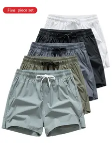 Men’s Fashion Versatile Outdoor Casual Three-Inch Inseam Shorts (Pack of 5); Men’s Jogging Long Pants