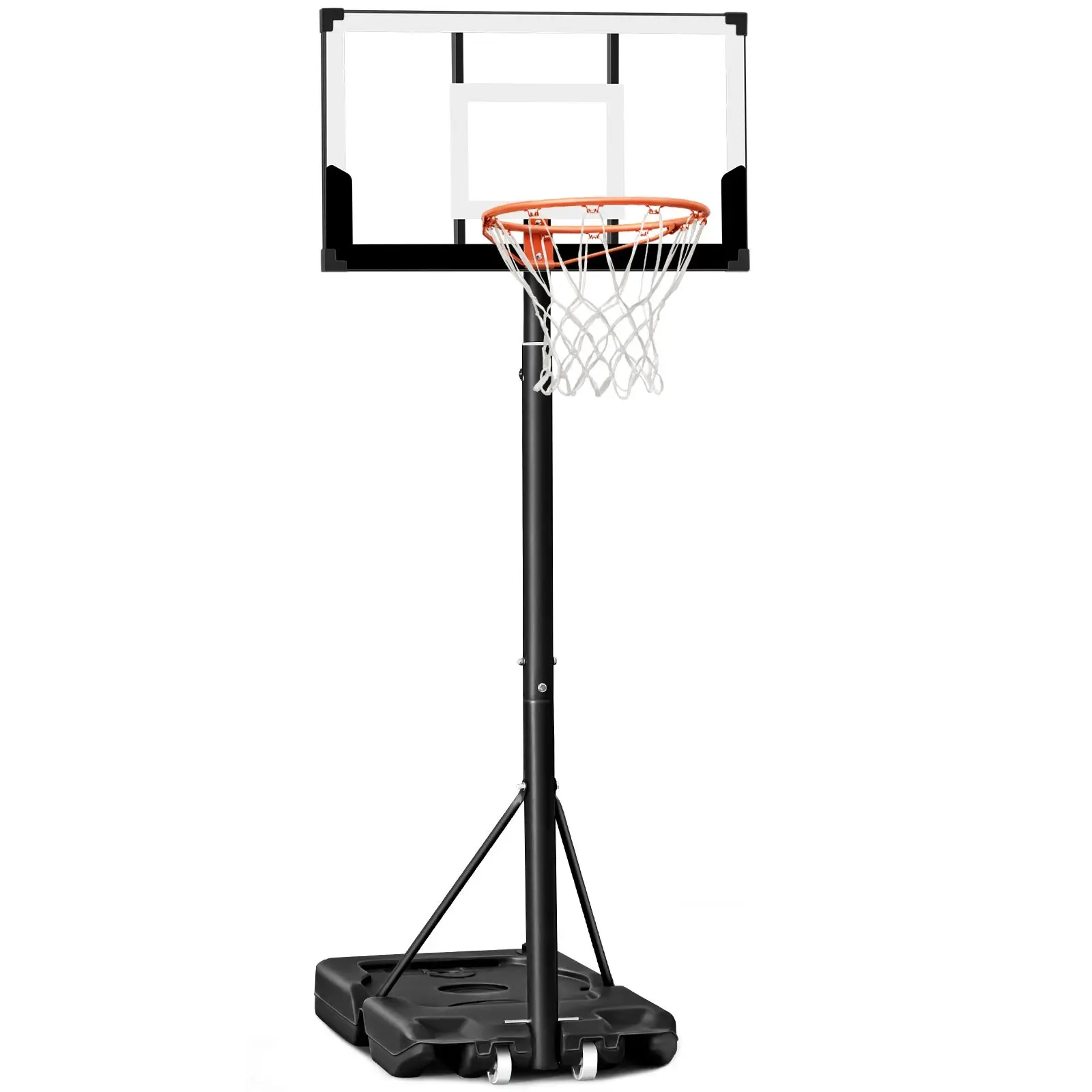 Seray Basketball Hoop Outdoor with 40inch Backboard, 3.3-10FT Height Adjustable Pool Basketball Goal for Adults Youth Teens, Indoor Portable Basketball Court, Birthday Gift Idea