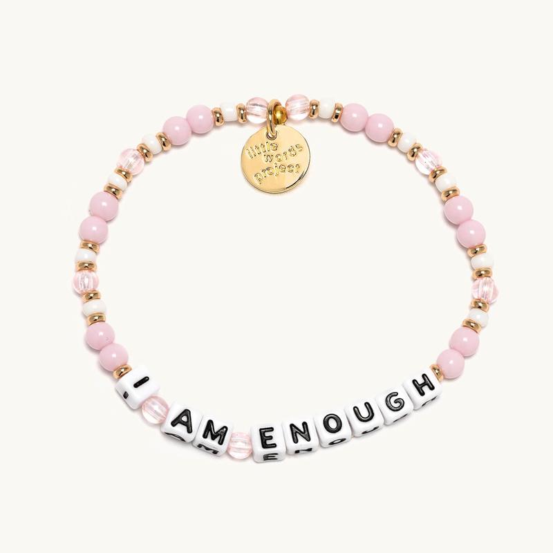 Little Words Project "I Am Enough" Bracelet – Choose Your Size & Embrace Self-Worth
