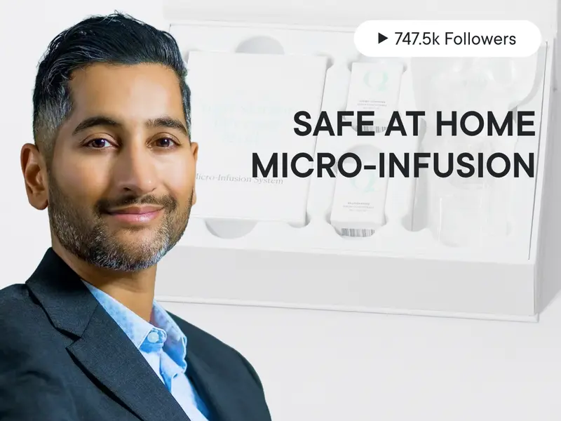 Product Introduction of Qure Micro-Infusion System: Facial Serum for All Skin Types - 2 Months Mixed (For Wrinkles + Dark Spots) 8