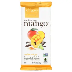 Chuao Chocolatier Dark Chocolate Bar, Totally Tangy Mango™, 2.8 oz (80 g)