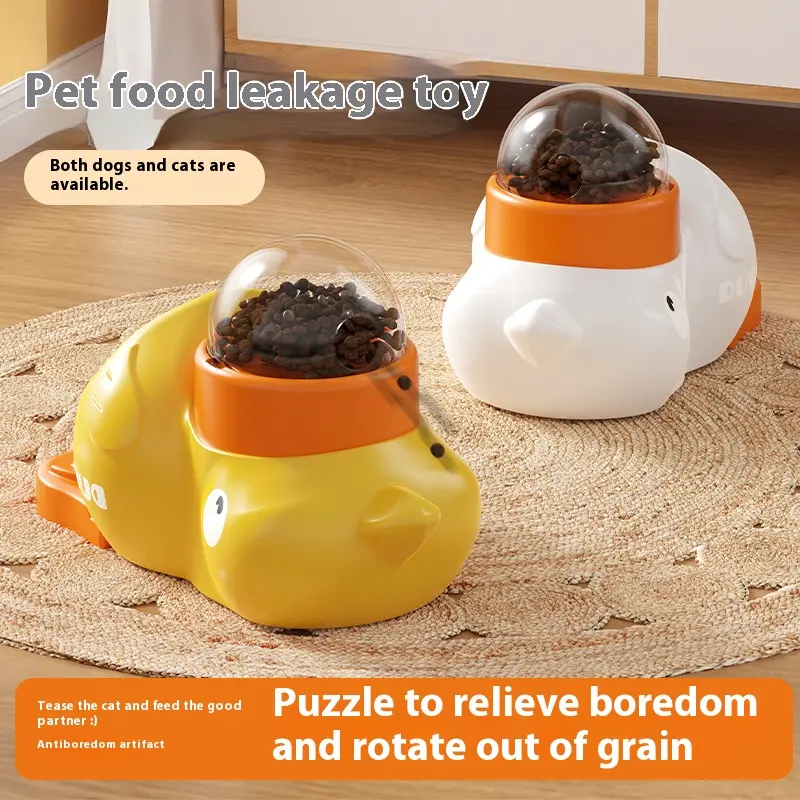 Automatic dog feeders and interactive toys - battery-free, healthy eating slow feeders, durable PVC dog products for puppies and adult dogs, interactive dog toys | Manual pet feeding devices, dog therapy distribution toys