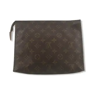 Pre-owned Louis Vuitton Monogram Canvas Small Leather Goods Pochette Toilette 26 LV1822
