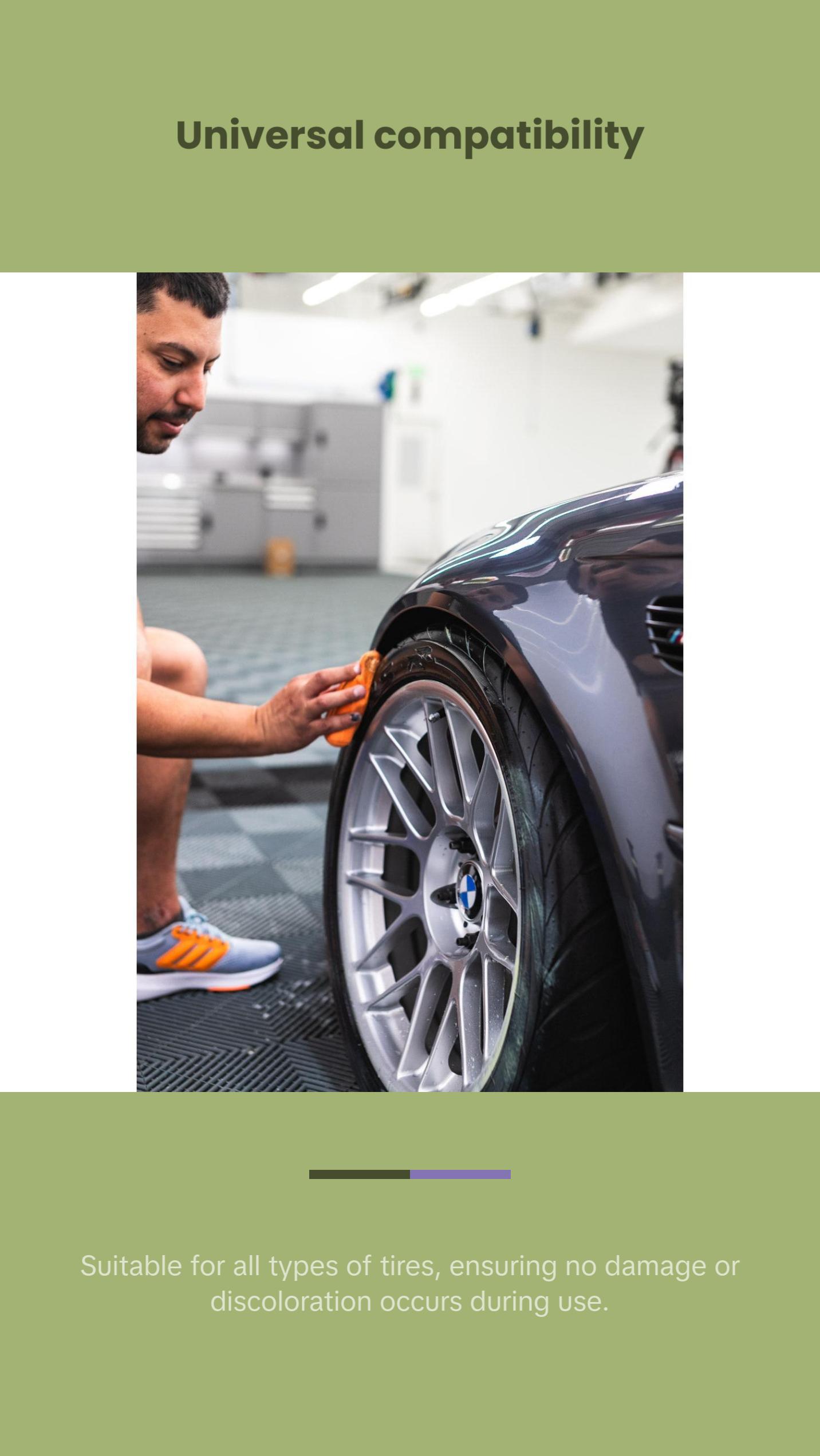 Armour Detail Supply - Tire+ Wet Tire Shine, Water-Based Tire Shine Spray for Lasting Shine, All Tires, Non Greasy, Durable and Hydrophobic