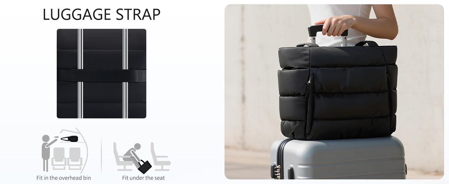 Bagstellar Puffer Tote Bag for Women with Makeup Bag, Large Work Tote Laptop Bag, Lightweight Travel Tote Bag with Zipper Gifts for Women Teacher Nurse Quilted Shoulder Bag for School Gym Bagstellar Puffer Tote Bag for Women with Makeup Bag, Large Work Tote Laptop Bag, Lightweight Travel Tote Bag with Zipper Gifts for Women Teacher Nurse Quilted Shoulder Bag for School Gym