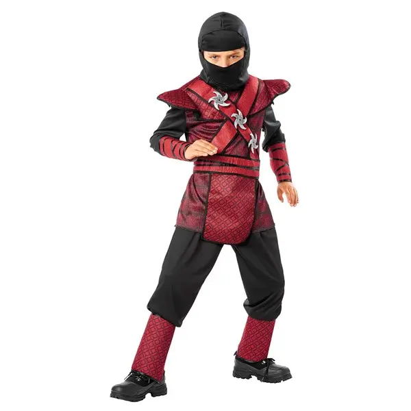 Boy's Regal Red Ninja Warrior Costume