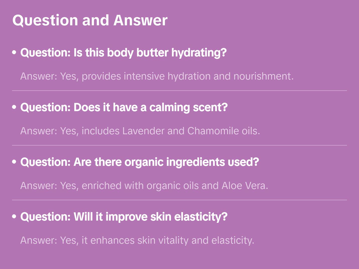 Body Butter - Lavender Chamomile