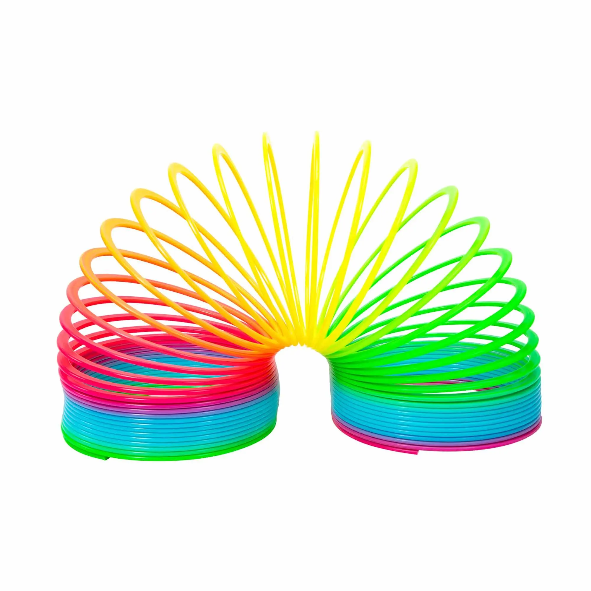 Schylling Jumbo Rainbow Sproing – Giant Colorful Spring Toy for Kids, Stairs & Ramp Fun, Mesmerizing Rainbow Flow, Perfect Gift