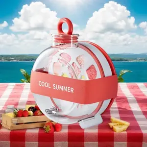 Cool Summer Globe Shape Drink Bottle