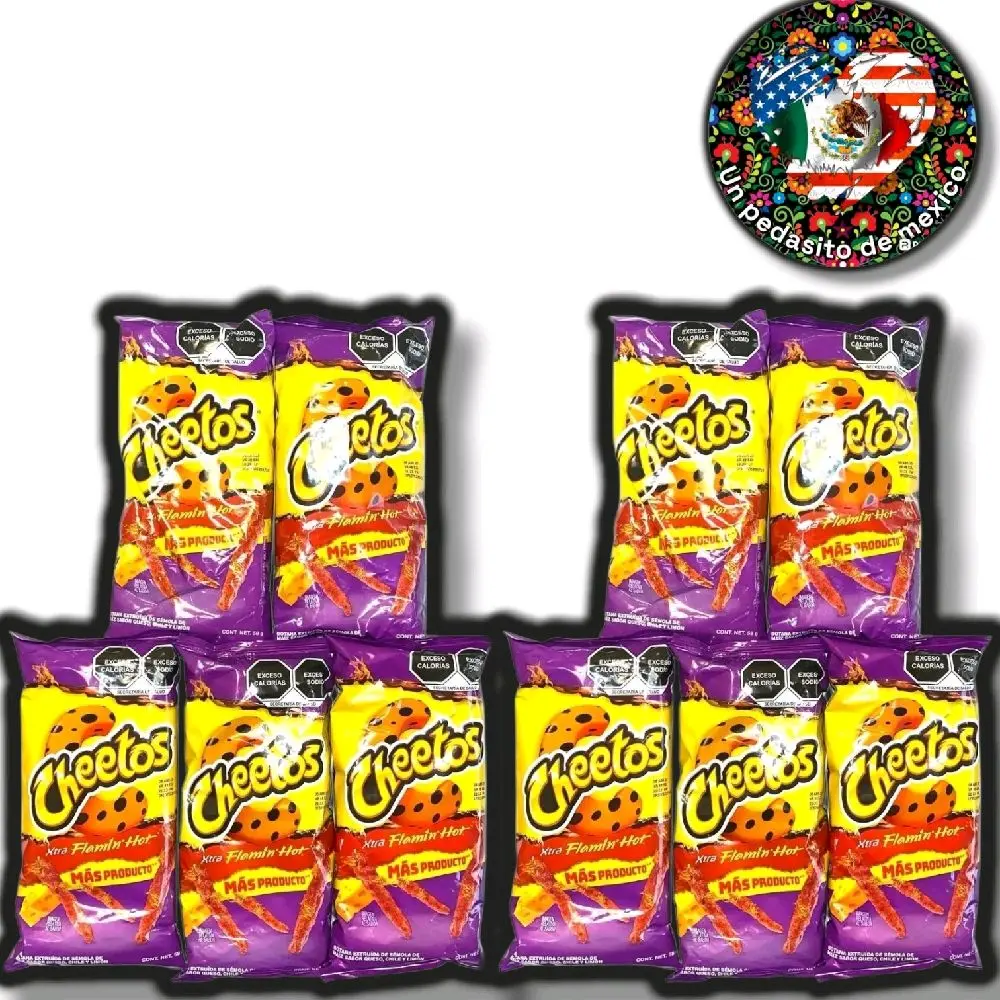 10 Pack Cheetos Xtra Flamin Hot