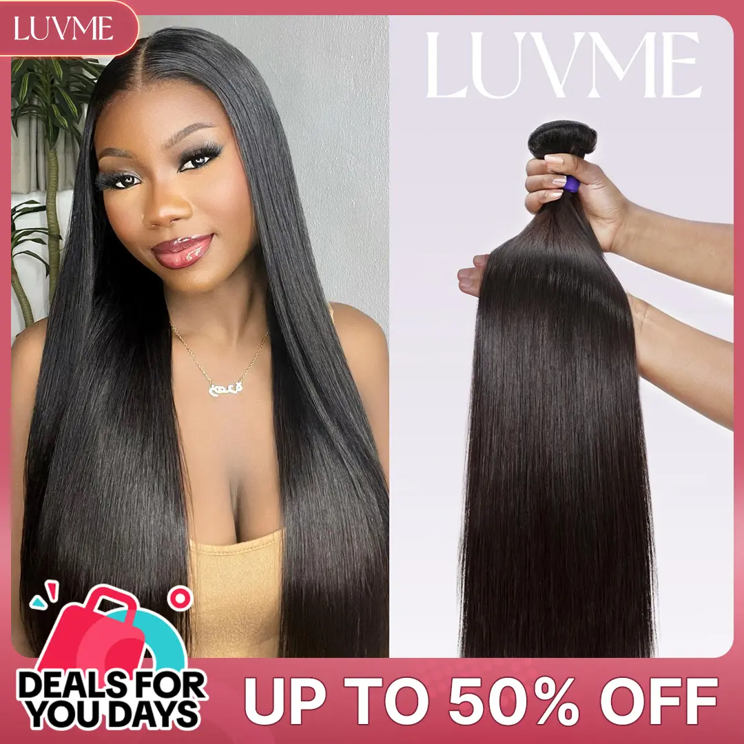 LUVME Bundles High-End Salon Upgraded 13A 100% Virgin Remi Human Hair-Body Wave-Deep Wave-Silky Straight-Messy Curl-Burmese Curl #DealsForYouDays
