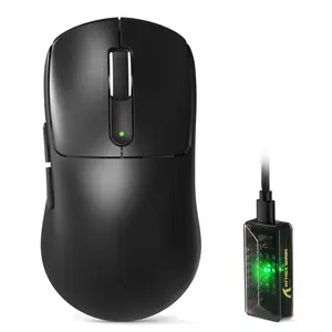 ATTACK SHARK V5 Wireless Gaming Mouse with 42000 DPI -PAW3950 MAX Sensor -55g Ultra-Lightweight-Nordic 52840 MCU,Wired/BT/2.4GHz Wirelss Programmable Mouse for PC/Mac
