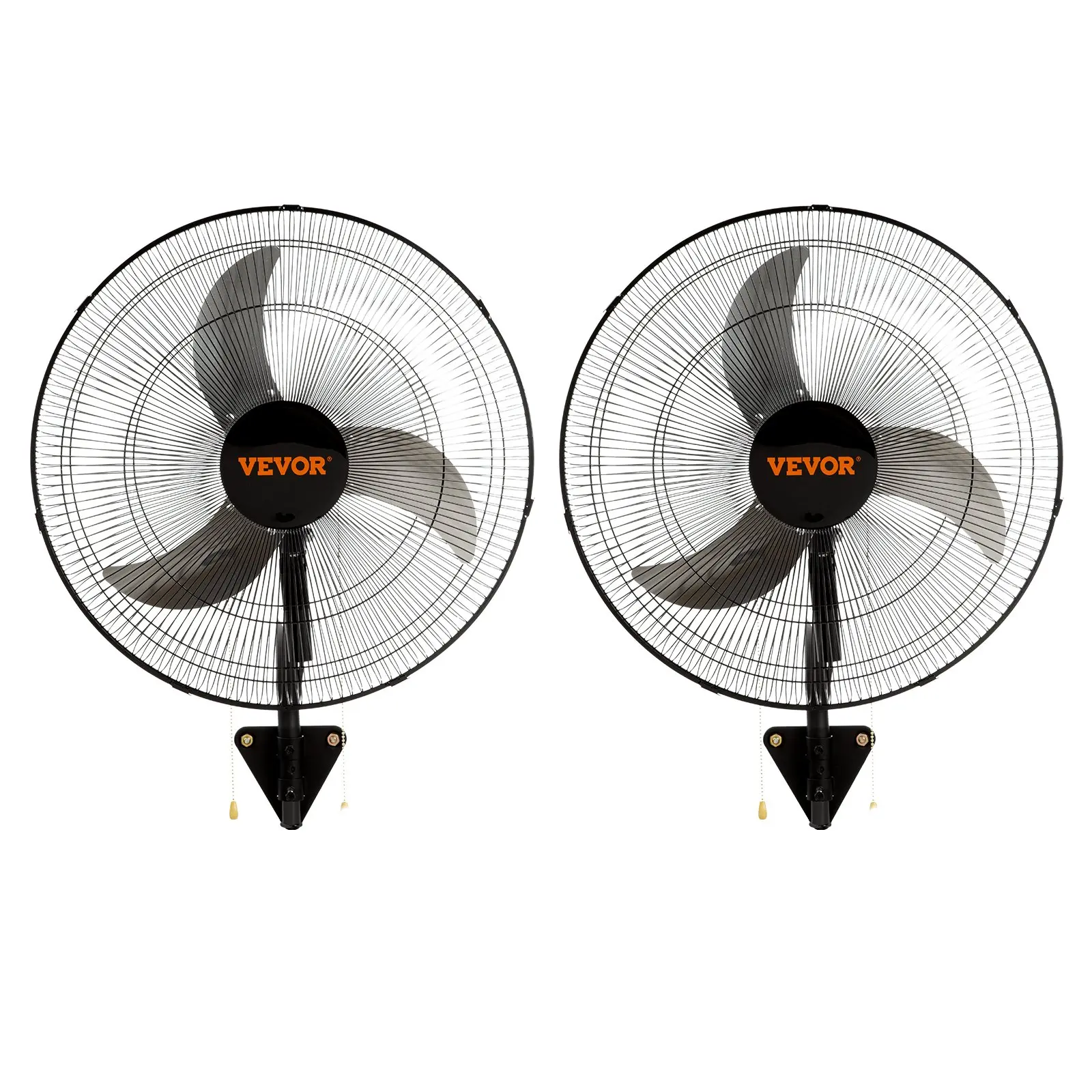 【DealsForYouDays】VEVOR Oscillating Wall Mount Fan 3-speed High Velocity Max. Industrial Wall FanCommercial or Residential for Warehouse GreenhouseWorkshopPatioBasementBlack Adjustable Room Fan Outdoor Cooling Fan, Outdoor Cooling Fan