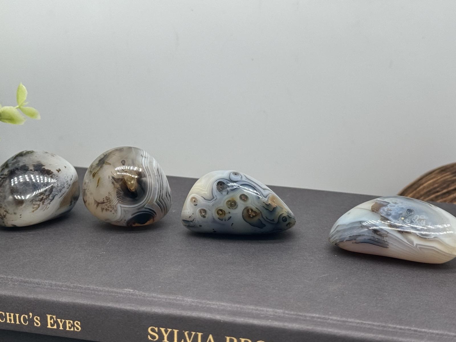 Dendritic Agate Stones Decor Ornaments