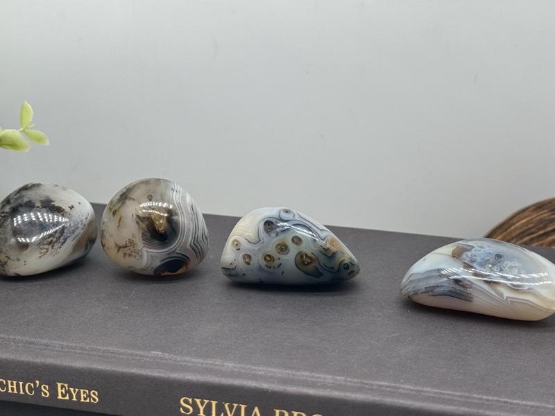 Dendritic Agate Stones Decor Ornaments
