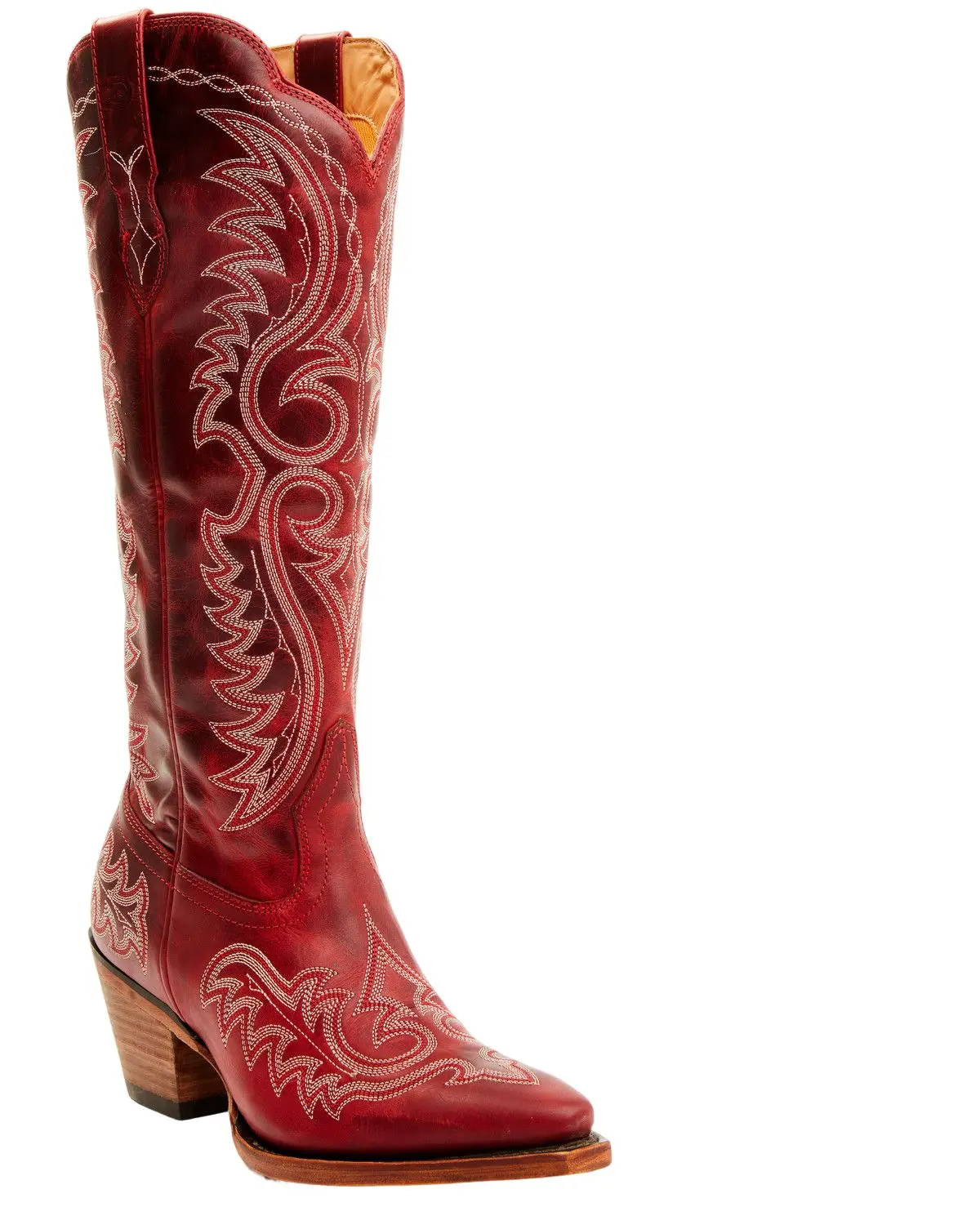 Durango Women's Women'S Crush Tall Western Boot Snip Toe - Drd0472-Red