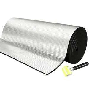 394mil Car Thermal Sound Deadener Insulation with Roller Kit, High Performance Three-Layer Aluminum Foil Material, 16.4 Sqft 60"x40" Heat & Noise Reduction Mat Pad, Automotive Hood Firewall Heat Shield Protector, Universal Fit for All Cars SUV
