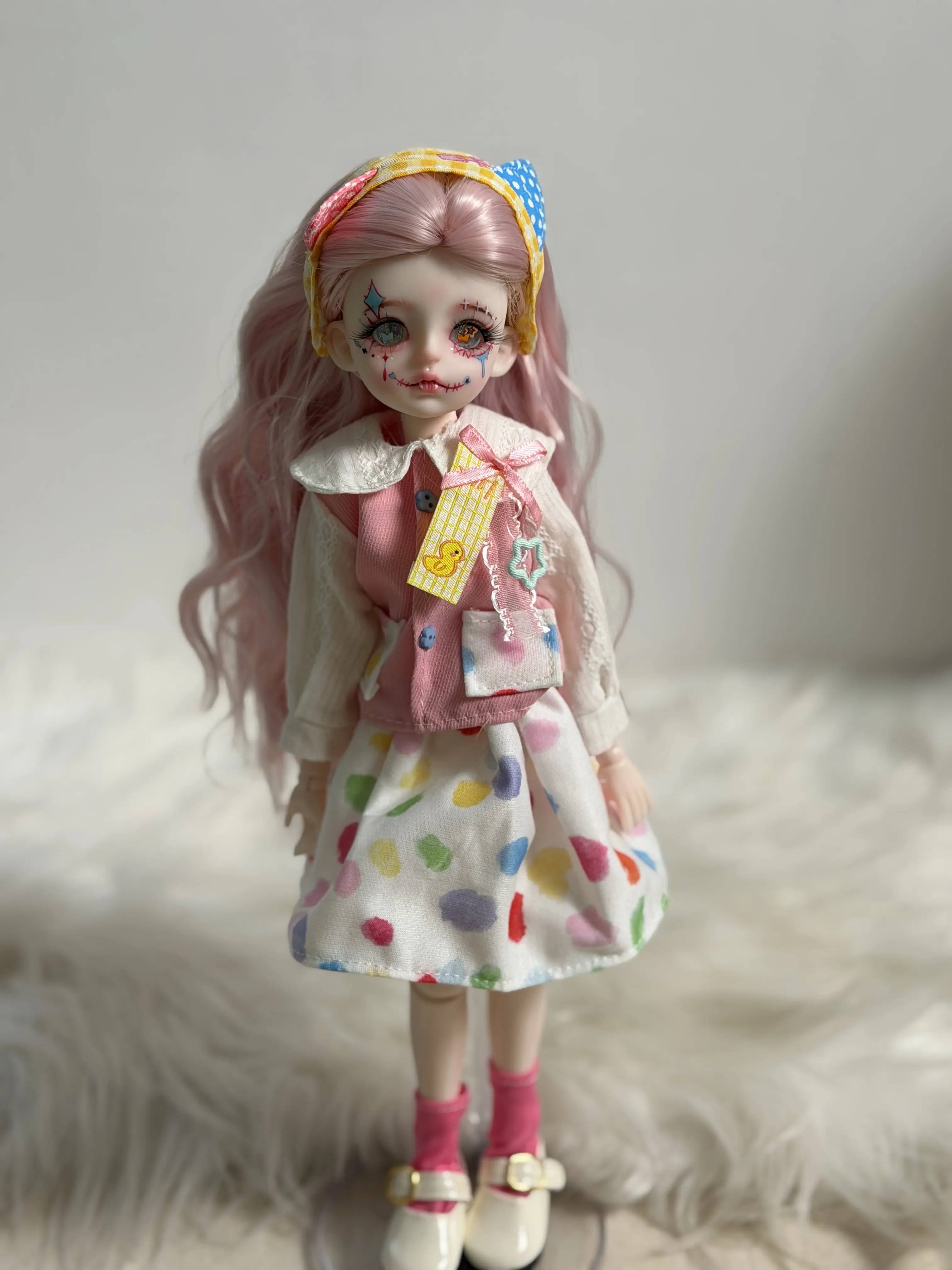 JESTER SERIES Handmade Art Doll | One-of-a-Kind 1/6 Collectible Doll | Adult Collector's Item