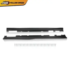 RS 6th Side Skirts Extension Rocker Panels ZL1 Style Fit For 16-23 Chevy Camaro