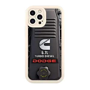 Dodge Cummins 6.7L Turbo Diesel Engine Phone case for iPhone 17 Pro Max 15 Plus 16E 14 13 12 11 XS XR Air Samsung GALAXY 21 22 23 24 25 26 NOTE20 PLUS ULTRA A13-54 Advanced fashion gift Full Body Protection Shockproof Soft Silicone Cover