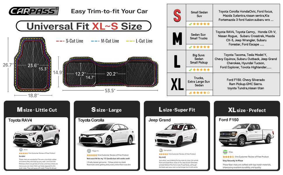 CAR PASS Piping Luxury PU Leather Car Seat Covers,Waterproof Anti Slip Compatible with Seat Armrests,Universal Fit for Suvs,Vans,Trucks,Airbag Safe Easy To Install