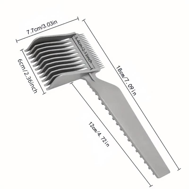 Professional 3PCS Haircut Combs for Men – Long handle, no heat, anti-slip design for easy at-home trims.Ideal for dads, husbands, and kids.Master home barbering without the salon visit!