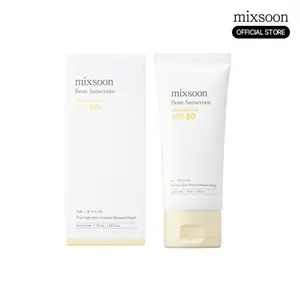 [Top Selling] mixsoon Bean Sunscreen 1.69 fl.oz / 50ml - Airy Watery Texture, No White Cast, Daily Korean Face Sunscreen