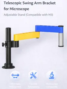 Adjustable Microscope Swing Arm with Telescopic Bracket